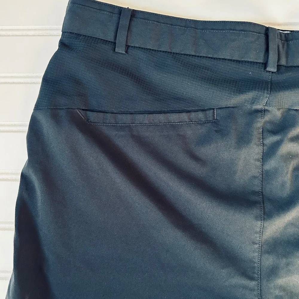 Nike Golf Modern Fit Shorts Men's 32 Black Dri-FIT Flat Front Tour Performance